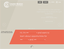 Tablet Screenshot of bostonchamber.com